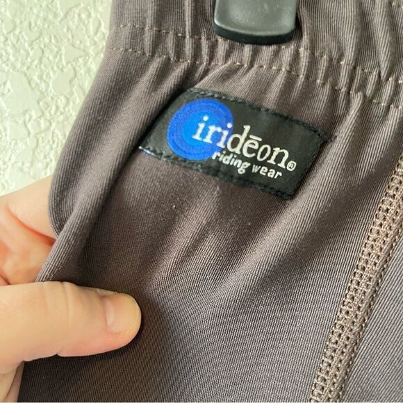 Iridēon Brown Suede Patch Equestrian Pants Size Medium - Picture 3 of 6